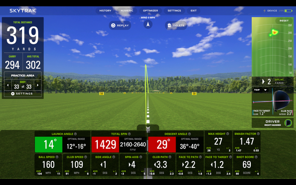 SkyTrak+ Launch Monitor