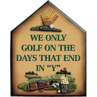 Golf Plaques